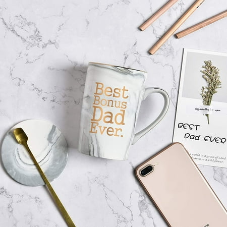 Gray Best Bonus Dad Ever Mug Dad Gifts for Father Stepdad from Son Daughter Kids Best Dad Mugs for Fathers Day Birthday Christmas Thanksgiving Marble Mug with Box Spoon Coaster 14 Oz Gray Best Bonus Dad Ever Mug Dad Gifts for Father Stepdad from Son Daughter Kids Best Dad Mugs for Fathers Day Birthday Christmas Thanksgiving Marble Mug with Box Spoon Coaster 14 Oz